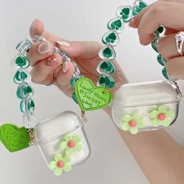 Iphone Cases*Boogzel Clothing Daisy AirPods Case Green