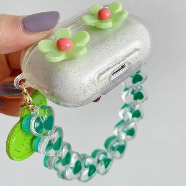 Iphone Cases*Boogzel Clothing Daisy AirPods Case Green
