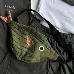 Bags & Purses*Boogzel Clothing Fish Waist Bag Green