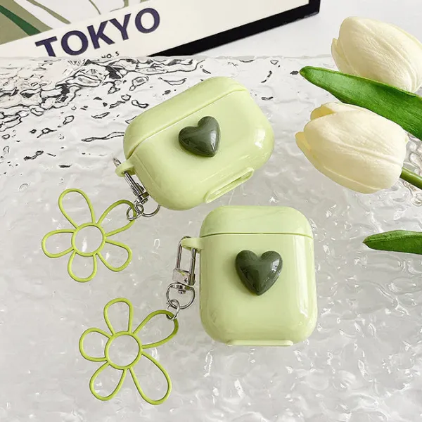 Iphone Cases*Boogzel Clothing Flower AirPods Case Green