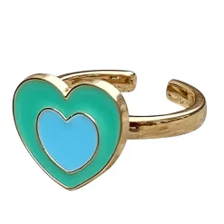 Anxiety Rings|Rings*Boogzel Clothing Green Heart Anxiety Ring