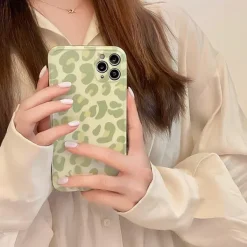 Iphone Cases*Boogzel Clothing Leopard Print iPhone Case Green