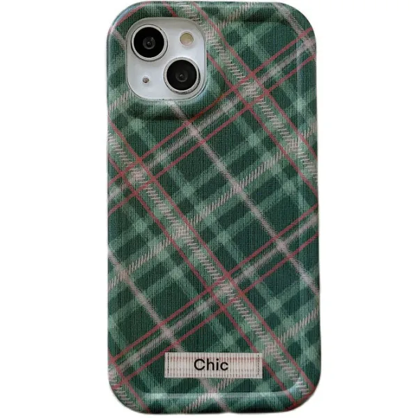Iphone Cases*Boogzel Clothing Plaid iPhone Case Green