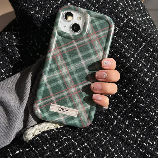 Iphone Cases*Boogzel Clothing Plaid iPhone Case Green