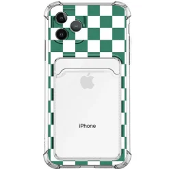 Iphone Cases*Boogzel Clothing Plaid Photo Holder iPhone Case Green