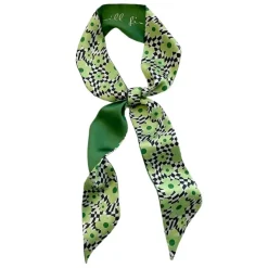 Other*Boogzel Clothing Satin Scarf Green