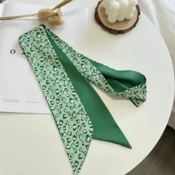 Other*Boogzel Clothing Satin Scarf Green