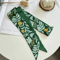 Other*Boogzel Clothing Satin Scarf Green