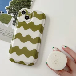 Iphone Cases*Boogzel Clothing Wave Pattern iPhone Case Green