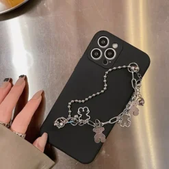 Iphone Cases*Boogzel Clothing Grunge Aesthetic Chain iPhone Case Black