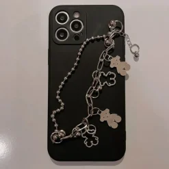 Iphone Cases*Boogzel Clothing Grunge Aesthetic Chain iPhone Case Black