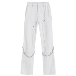 Jeans*Boogzel Clothing Grunge Aesthetic Chain Jeans