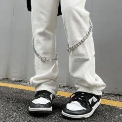 Jeans*Boogzel Clothing Grunge Aesthetic Chain Jeans