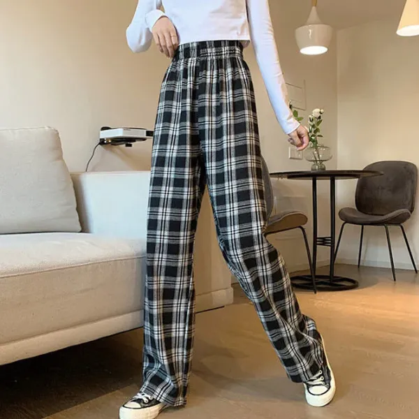 Pants & Trousers*Boogzel Clothing Grunge Aesthetic Plaid Pants