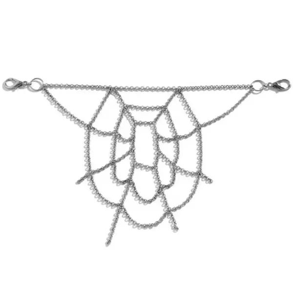 Other|Belts & Chains*Boogzel Clothing Grunge Aesthetic Spiderweb Pant Chain Silver