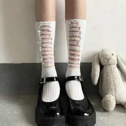 Socks*Boogzel Clothing Grunge Distressed Socks