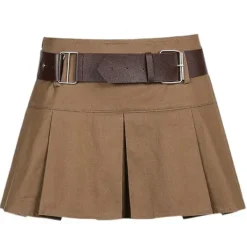 Skirts*Boogzel Clothing Grunge Fairy Mini Skirt Brown