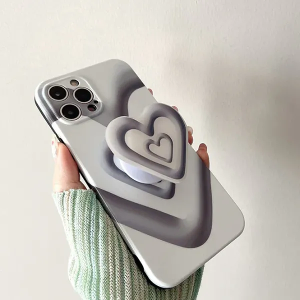 Iphone Cases*Boogzel Clothing Grunge Heart iPhone Case Black/white