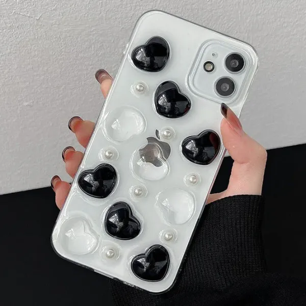 Iphone Cases*Boogzel Clothing Grunge Hearts iPhone Case
