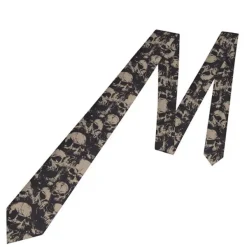 Other*Boogzel Clothing Grunge Skull Tie Black