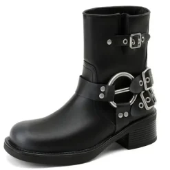 Classics|Boots / Platform Boots*Boogzel Clothing Grunge Sleaze Motorcycle Buckle Boots