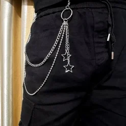 Other|Belts & Chains*Boogzel Clothing Grunge Star Pant Chain Silver