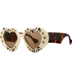 Sunglasses*Boogzel Clothing Grunge Style Bold Heart-Shaped Sunglasses