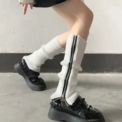 Other|Socks*Boogzel Clothing Grunge Zip Up Leg Warmers