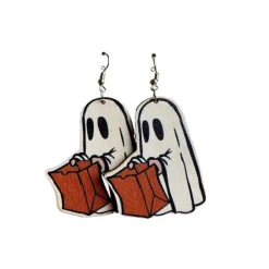 Earrings*Boogzel Clothing Halloween Ghost Earrings