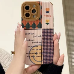 Iphone Cases*Boogzel Clothing Happy Patchwork iPhone Case