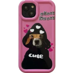 Iphone Cases*Boogzel Clothing Happy Puppy iPhone Case Pink