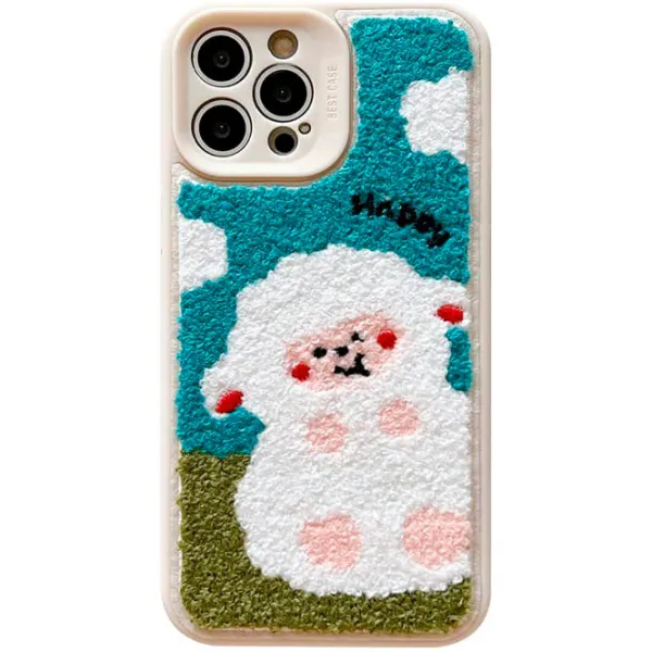 Iphone Cases*Boogzel Clothing Happy Sheep Embroidery iPhone Case