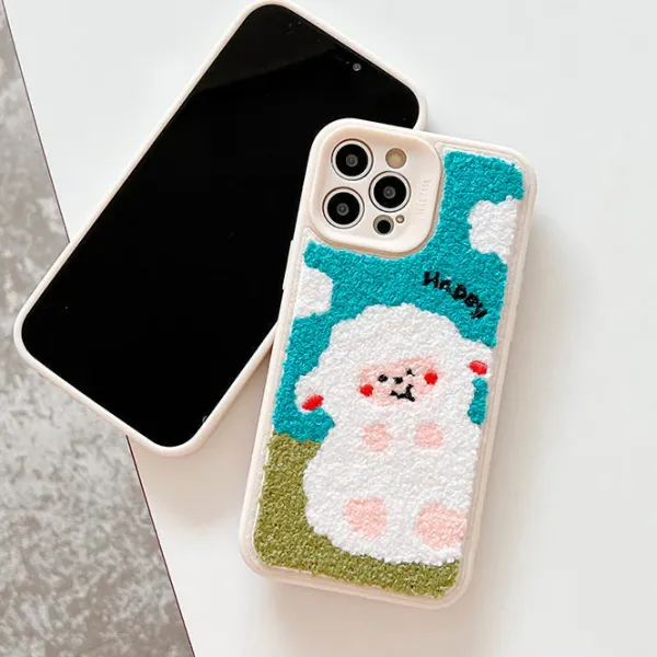 Iphone Cases*Boogzel Clothing Happy Sheep Embroidery iPhone Case