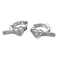Earrings|Belts & Chains*Boogzel Clothing Heart Buckle Belt Earrings Silver