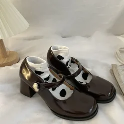 Classics|Sandals / Mary Janes*Boogzel Clothing Heart Buckle Mary Jane Shoes
