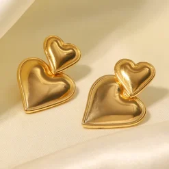 Earrings*Boogzel Clothing Heart Chunky Earrings