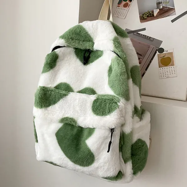 Bags & Purses*Boogzel Clothing Heart Crush Fuzzy Backpack