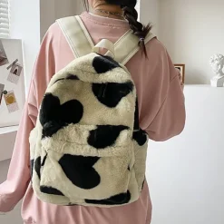 Bags & Purses*Boogzel Clothing Heart Crush Fuzzy Backpack