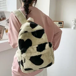 Bags & Purses*Boogzel Clothing Heart Crush Fuzzy Backpack