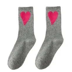 Socks*Boogzel Clothing Heart Crush Ribbed Socks