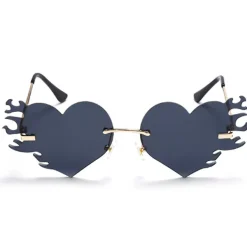 Sunglasses*Boogzel Clothing Heart Flame Glasses