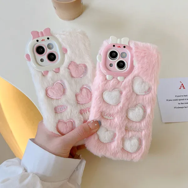 Iphone Cases*Boogzel Clothing Heart Furry iPhone Case