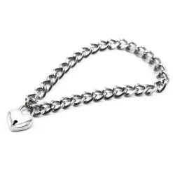 Necklaces & Chokers*Boogzel Clothing Heart Lock Necklace Silver