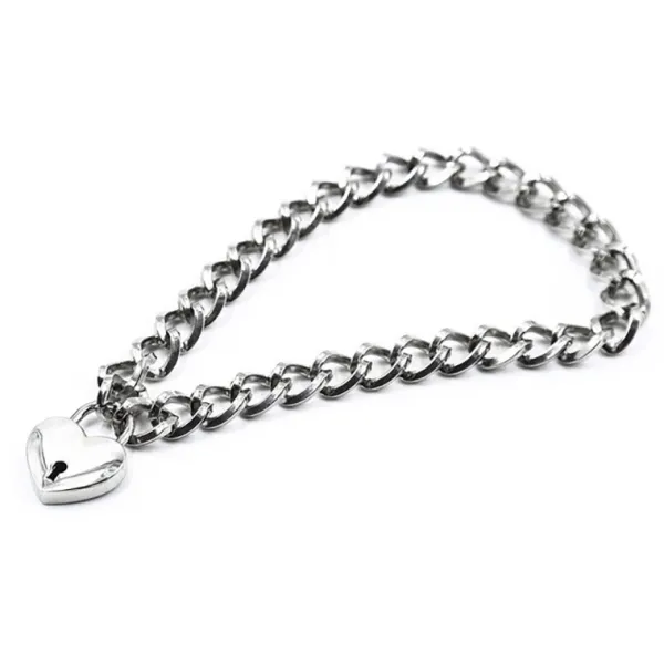 Necklaces & Chokers*Boogzel Clothing Heart Lock Necklace Silver