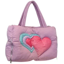 Bags & Purses*Boogzel Clothing Heart Puffer Handbag