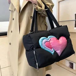 Bags & Purses*Boogzel Clothing Heart Puffer Handbag