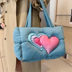 Bags & Purses*Boogzel Clothing Heart Puffer Handbag