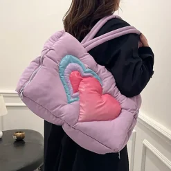 Bags & Purses*Boogzel Clothing Heart Puffer Handbag