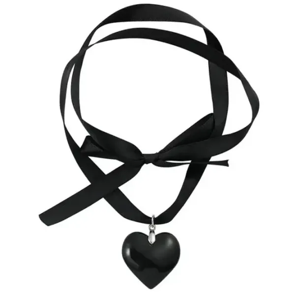 Necklaces & Chokers*Boogzel Clothing Heart Satin Ribbon Necklace
