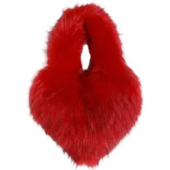 Bags & Purses*Boogzel Clothing Heart Shape Fuzzy Handbag
